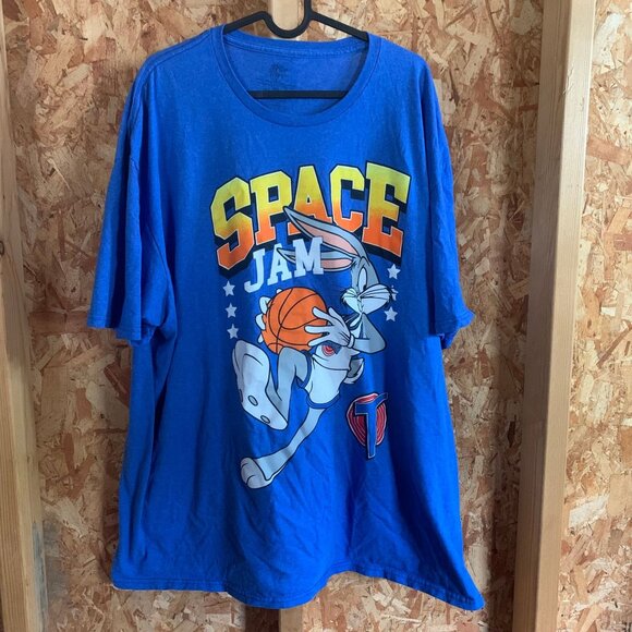 Vintage Space Jam Bugs Bunny Graphic Tee 3XL - Picture 2 of 7